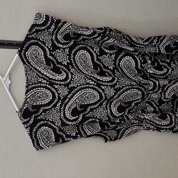 bishop + young Aeries Paisley Print Dress Size Medium - Picture 8 of 16